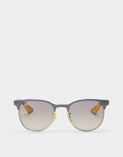 Ferrari Ray-Ban for Scuderia Ferrari 0RB8327M grey on silver with grey gradient lenses Black Matt LA01Cf