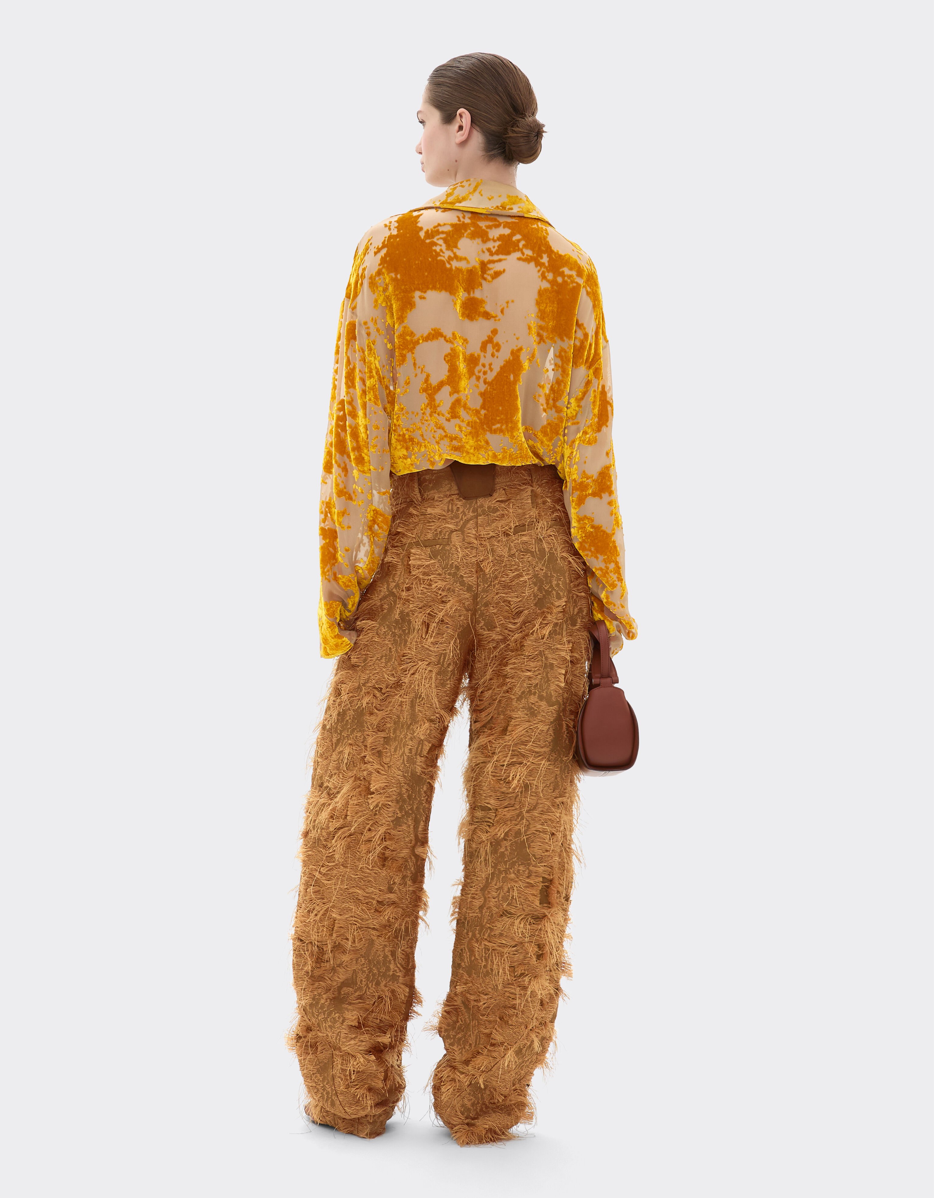 Ferrari Trousers in fil coupé Camel 49836f