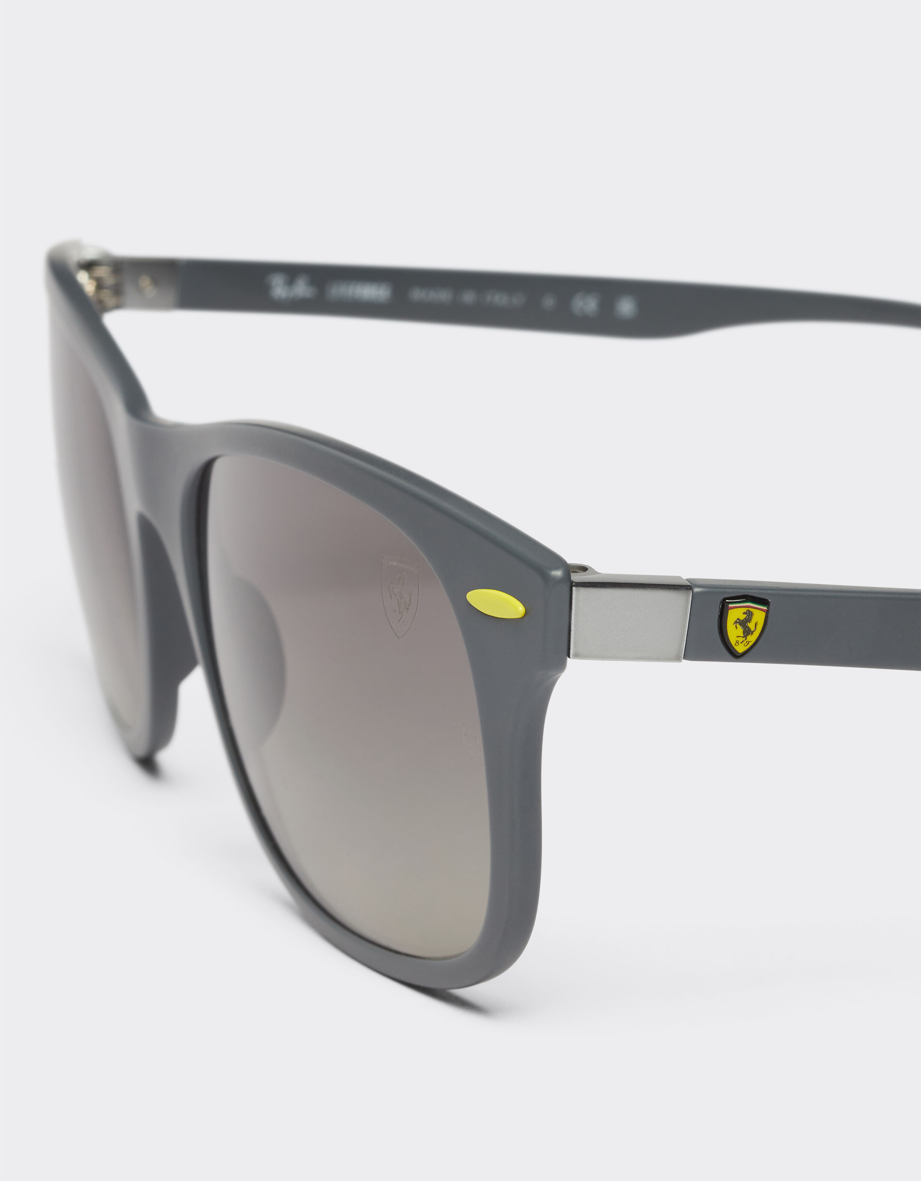 Ferrari Ray-Ban for Scuderia Ferrari 0RB4607M grey sunglasses with gradient grey lenses Ingrid F1297f