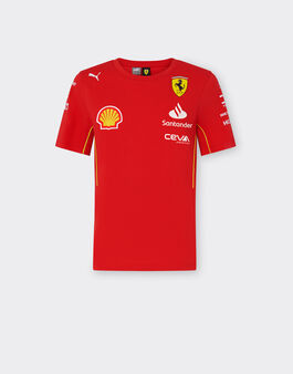 ${brand} 2024 Scuderia Ferrari Team Replica T-shirt ${colorDescription} ${masterID}