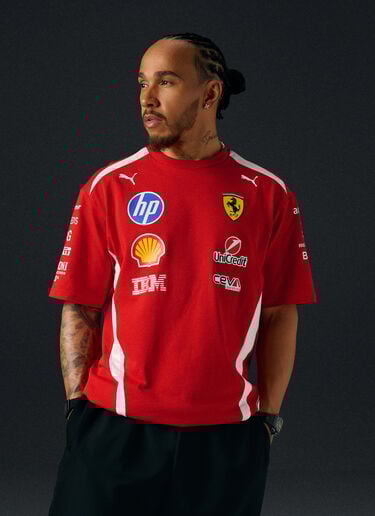 Hamilton Replica Drivers Authentic 2026 Puma for Scuderia Ferrari HP T-shirt Ferrari Hamilton Replica Drivers Authentic 2026 Puma for Scuderia Ferrari HP T-shirt Red LA0H2f