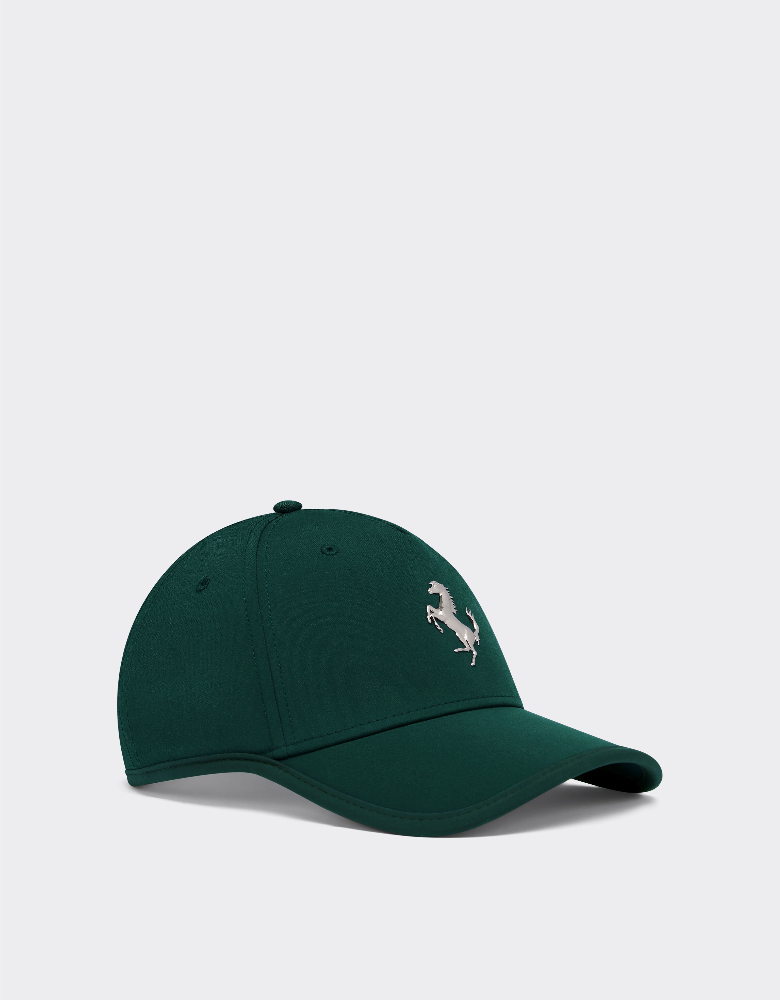 Ferrari Baseballkappe mit tänzelndem Pferd aus Metall Ficus Green 20815f