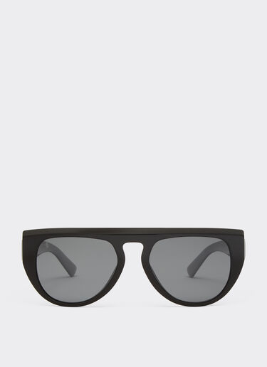 Ferrari 法拉利偏光镜面镜片黑色醋酸纤维太阳镜 黑色 F1201f