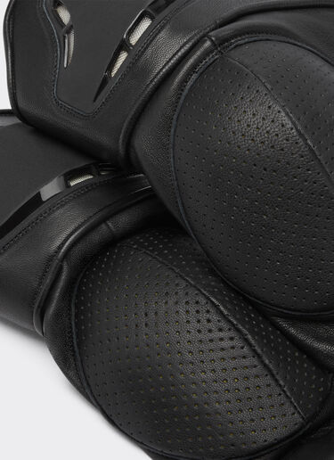 Ferrari Long leather gloves Black 21157f
