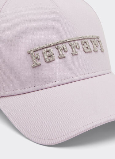 Ferrari Baseball cap with embroidered Ferrari logo Wisteria 22825f