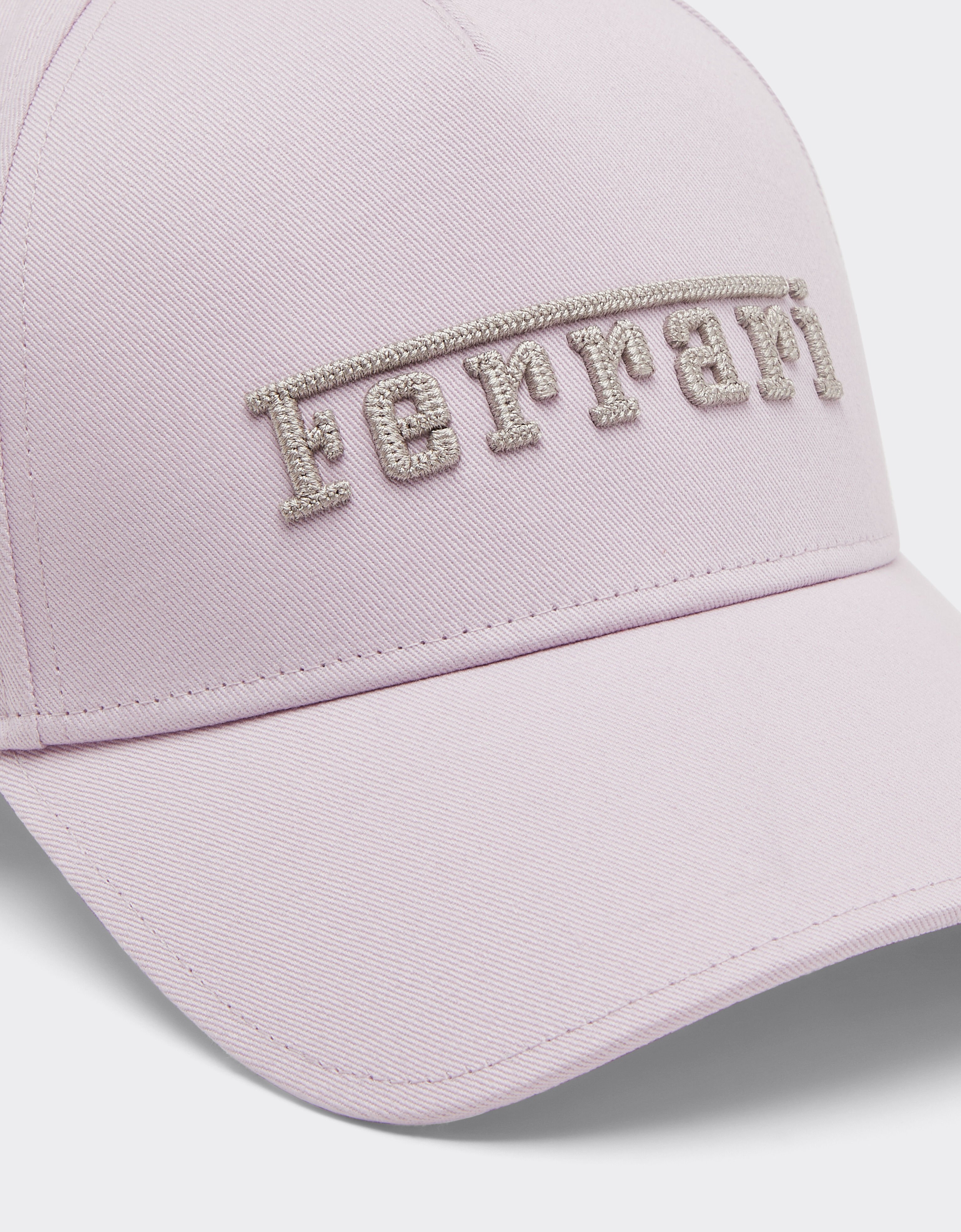 Ferrari Baseball cap with embroidered Ferrari logo Wisteria 22825f