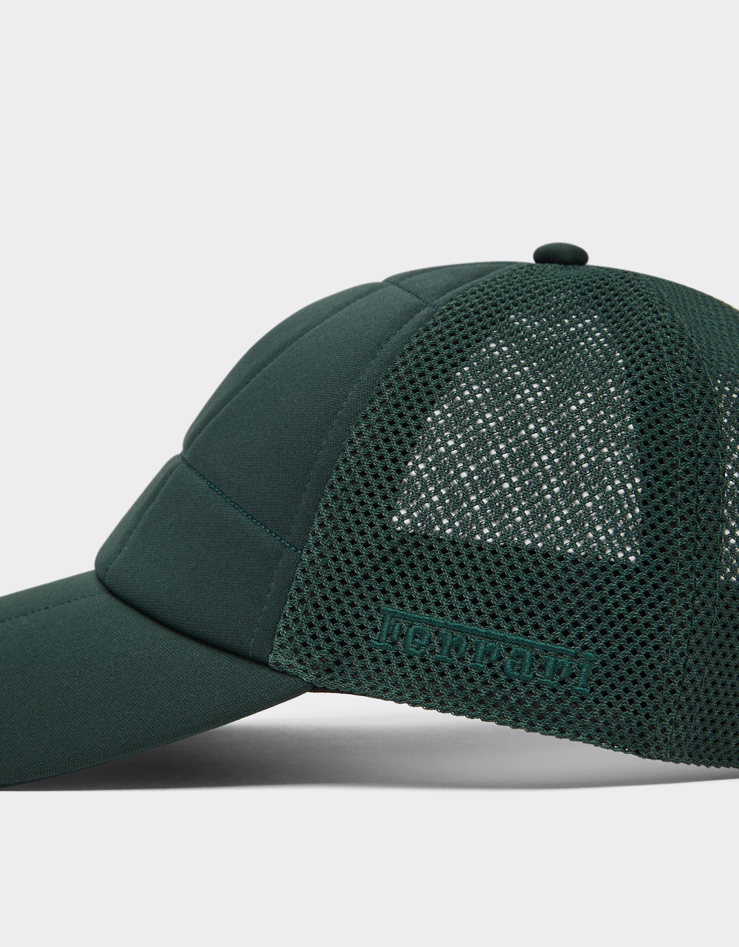 Ferrari Gorra de béisbol con motivo de cuadros 7X7 Verde militar 21343f