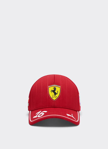 Ferrari 2025 Leclerc Casquette Puma pour Scuderia Ferrari HP Cerise LA00Wf