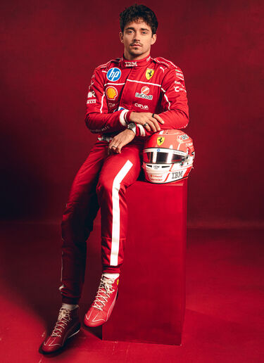 Ferrari Charles Leclerc Puma racing suit for Scuderia Ferrari Red LA08Mf