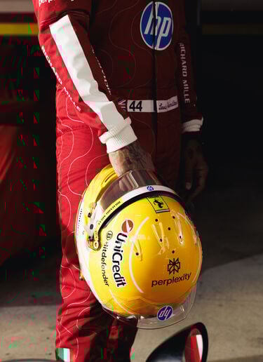 Ferrari Hamilton Monza helmet in 1:1 scale - 2025 Special Edition MULTICOLORE LA07Cf