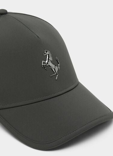 Gorra de béisbol con el Cavallino Rampante de metal Ferrari Gorra de béisbol con el Cavallino Rampante de metal Grigio Titano CANCP0006WPL0003f