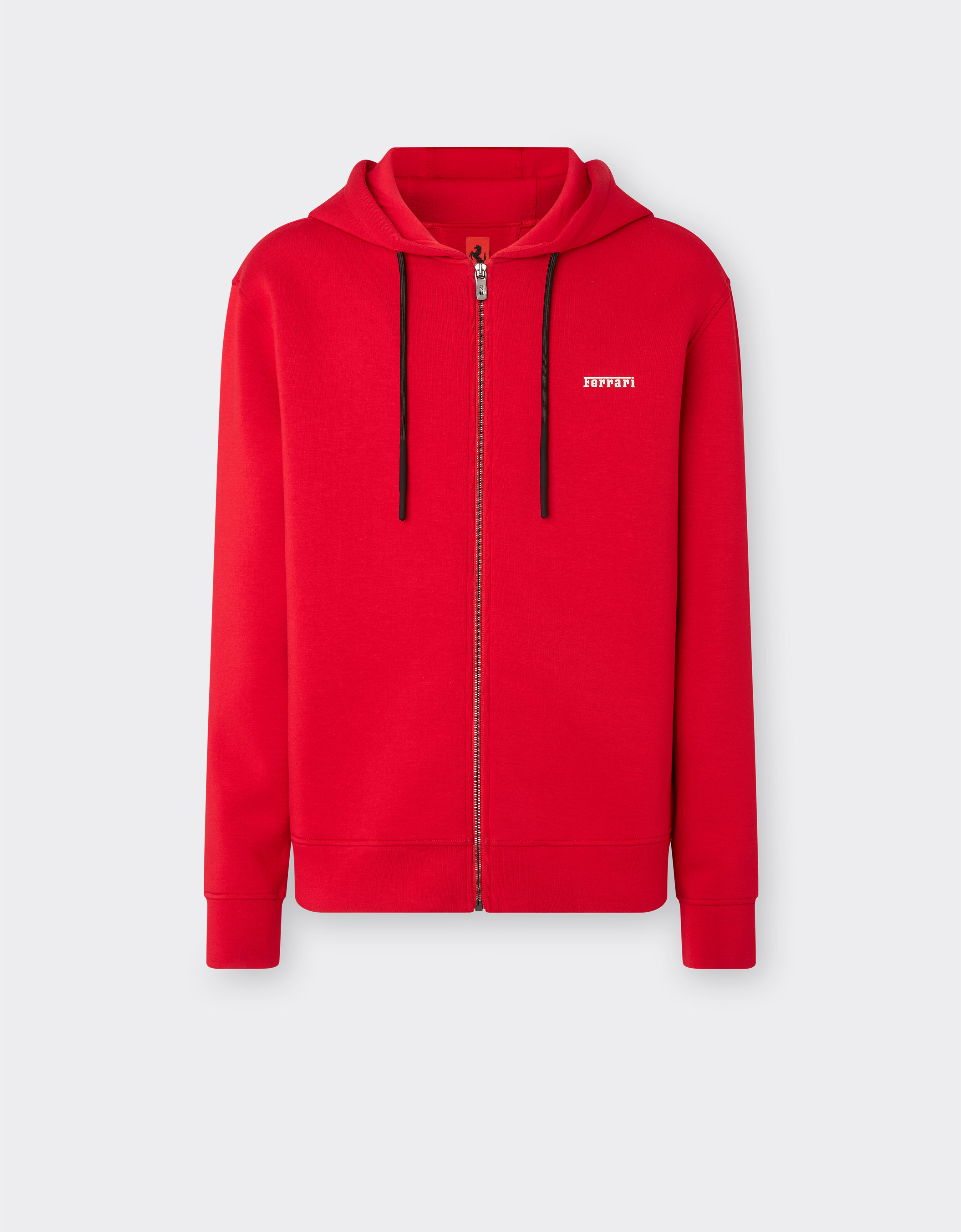 Ferrari Hooded sweatshirt in scuba Racing red 21996f