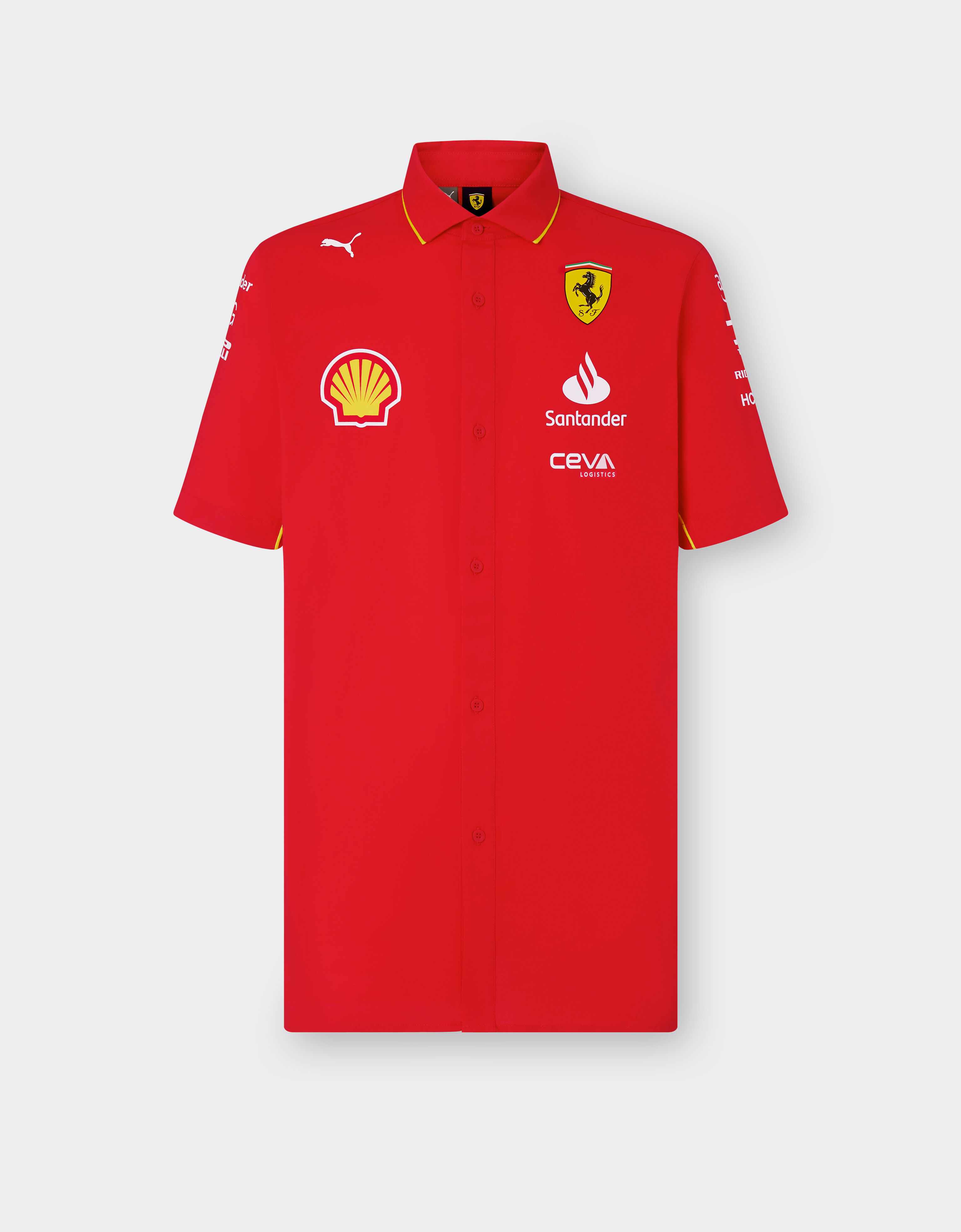 Ferrari 2024 Scuderia Ferrari Team Replica shirt Azure F1213f