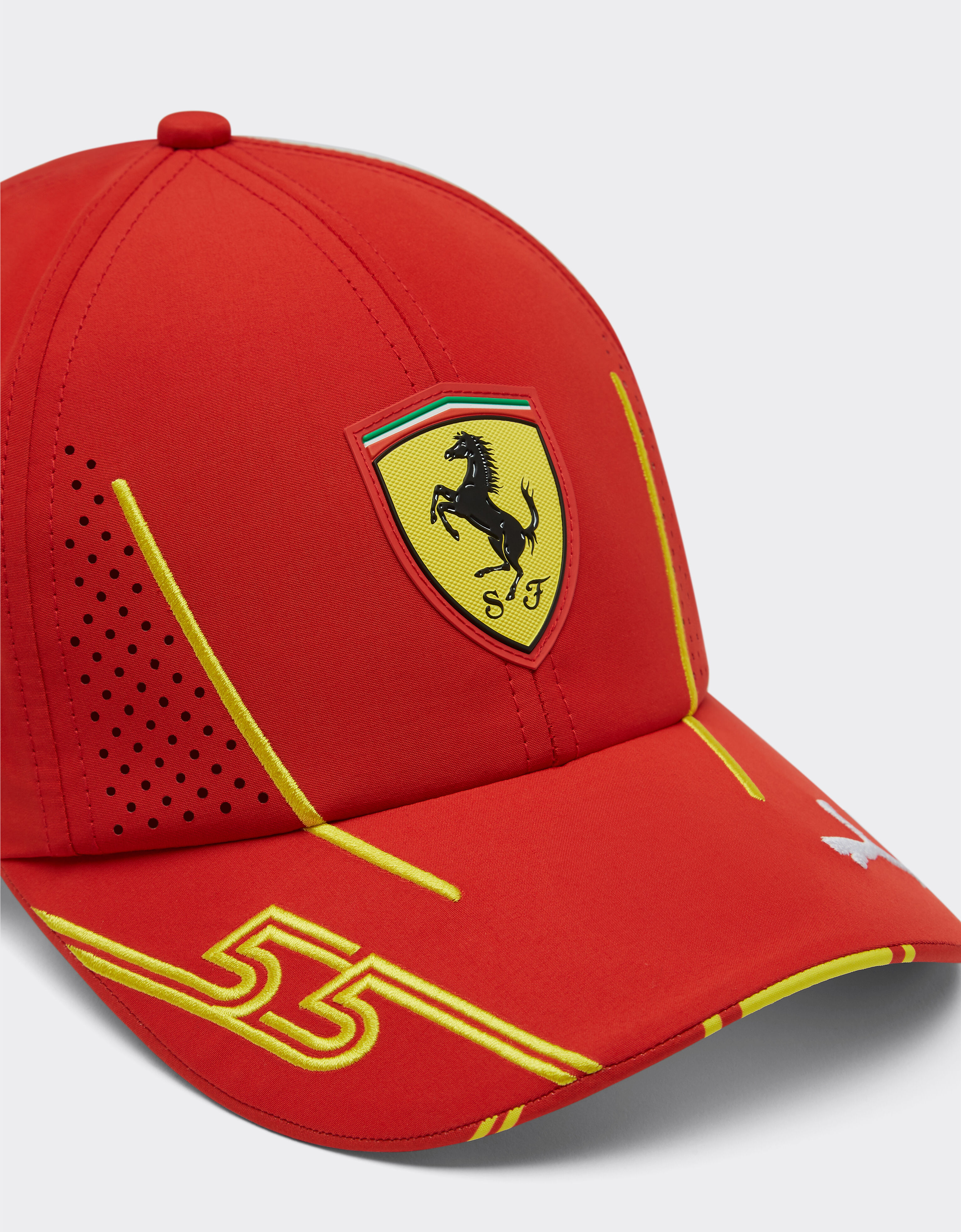 Ferrari 2024法拉利车队 Team Replica Sainz 棒球帽 Rosso Corsa 红色 F1137f