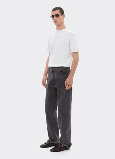 Cotton T-shirt with Ferrari logo Ferrari Cotton T-shirt with Ferrari logo Optical White 50847f