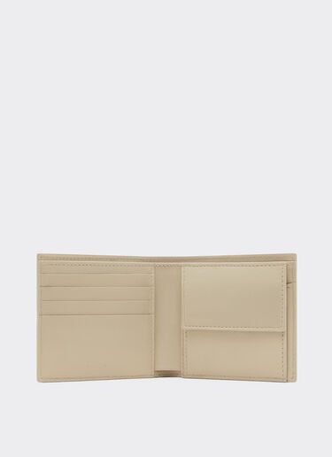 Cartera de piel con costura diagonal Ferrari Cartera de piel con costura diagonal Gesso 49227f
