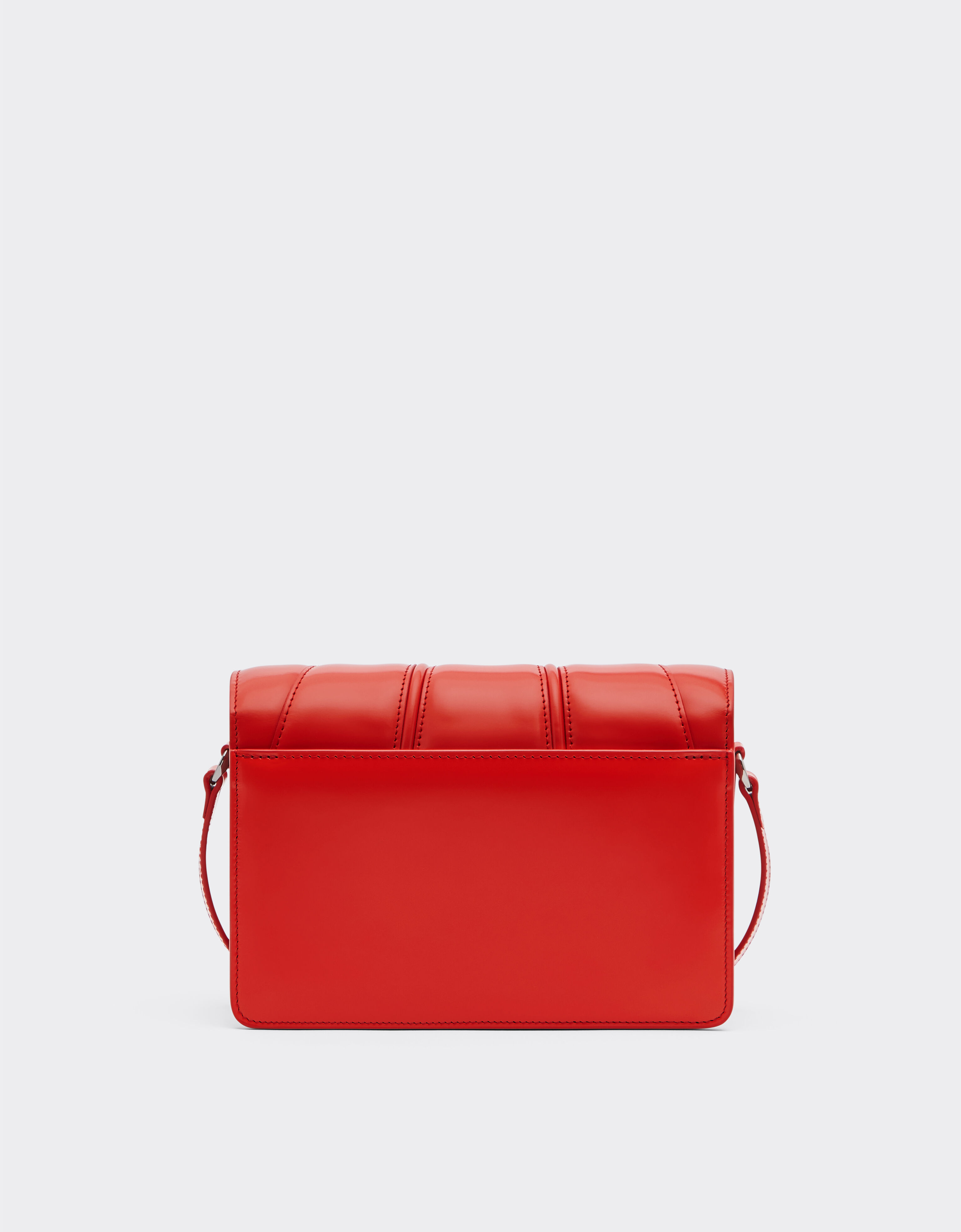 Ferrari Ferrari GT crossbody bag in brushed leather Rosso Dino 21368f