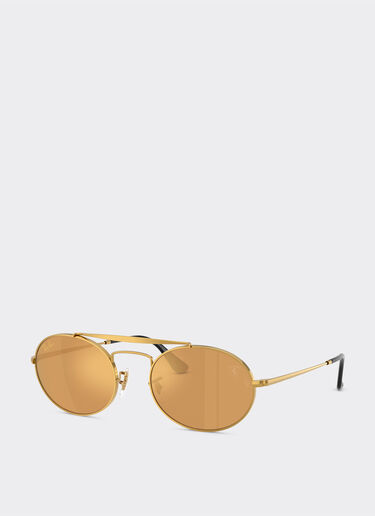 Ray-Ban for Scuderia Ferrari RB3775M in gold metal with light brown mirrored gold lenses Ferrari Ray-Ban for Scuderia Ferrari RB3775M in gold metal with light brown mirrored gold lenses Gold LA0EDf