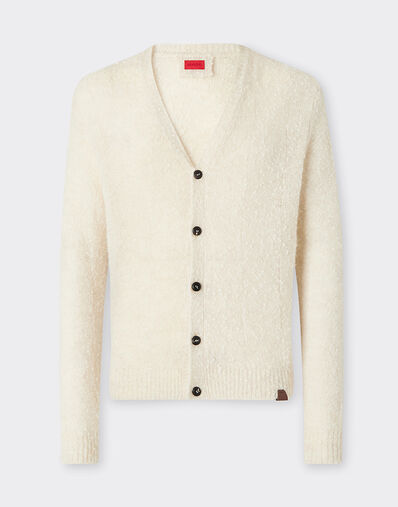 Ferrari Cashmere and silk cardigan Oat 49904f