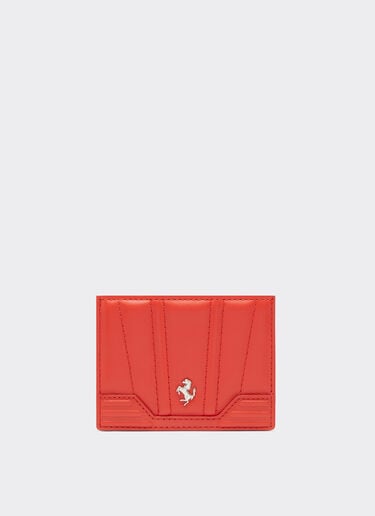 GT Ferrari leather card holder with livery motif Ferrari GT Ferrari leather card holder with livery motif Rosso Dino 20604f