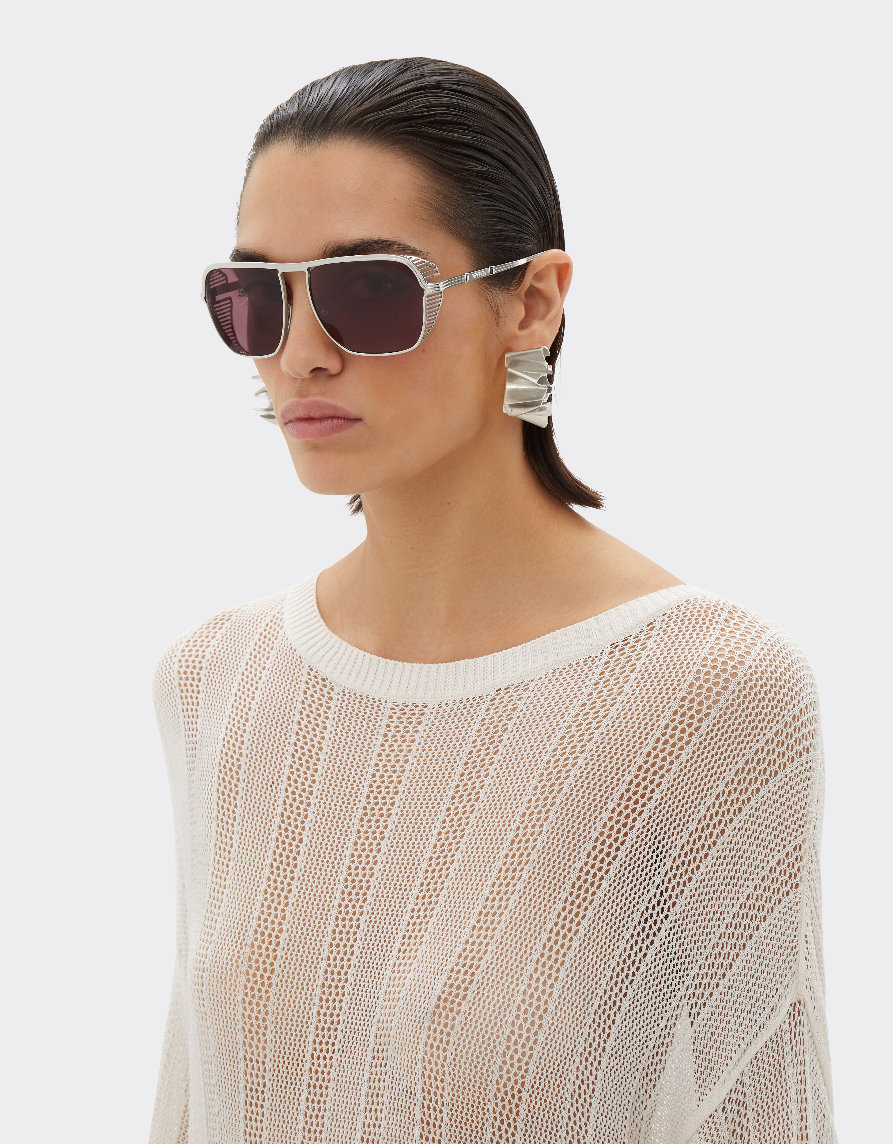 Ferrari Ferrari sunglasses in gold-tone titanium with exclusive Contrast Pro™ lenses Gold F1525f