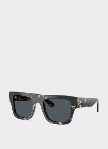 Ferrari Ray-Ban for Scuderia Ferrari RB2217M in grey havana acetate with dark grey lenses Ingrid LA014f