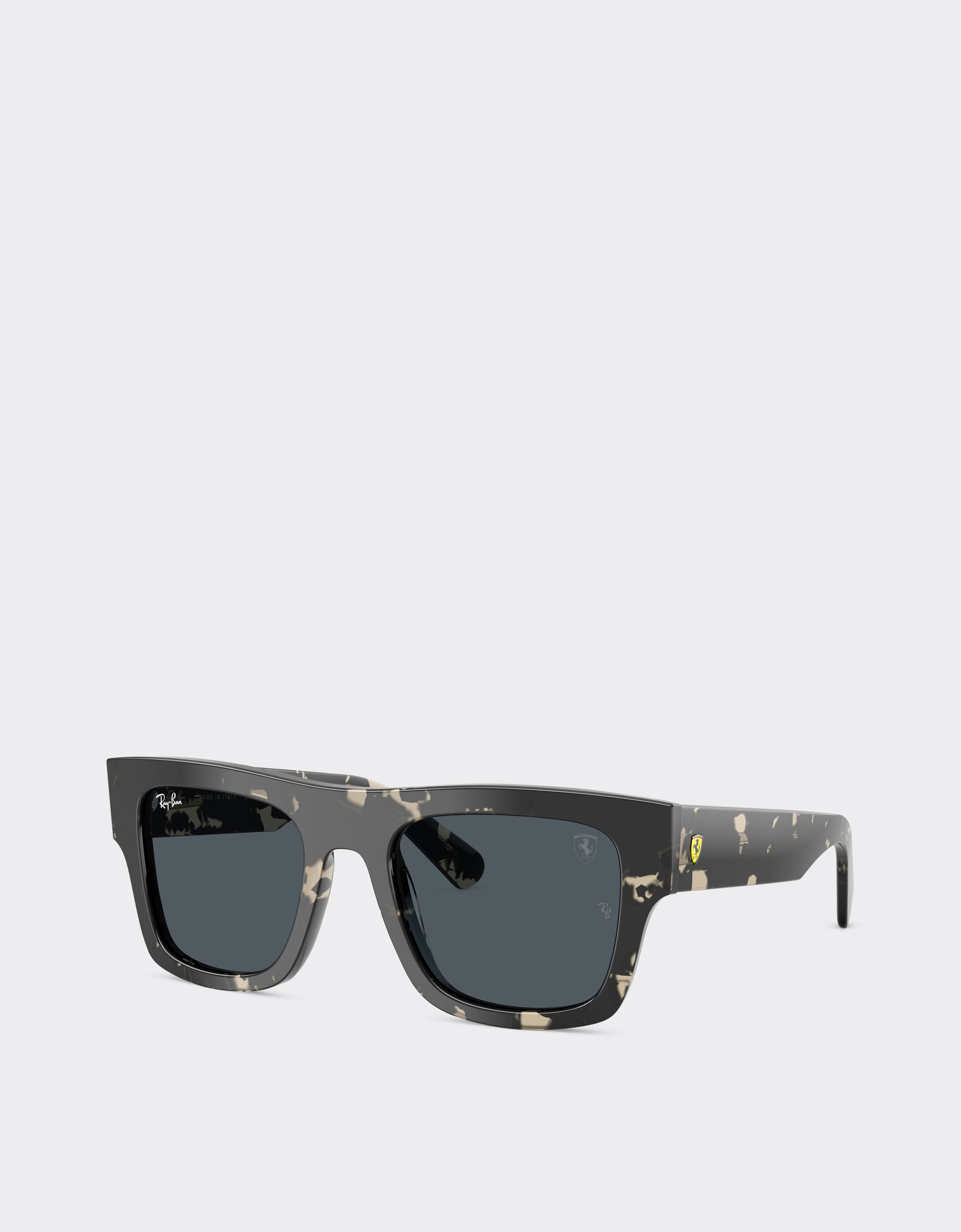 Ferrari Ray-Ban for Scuderia Ferrari RB2217M in grey havana acetate with dark grey lenses Ingrid LA014f