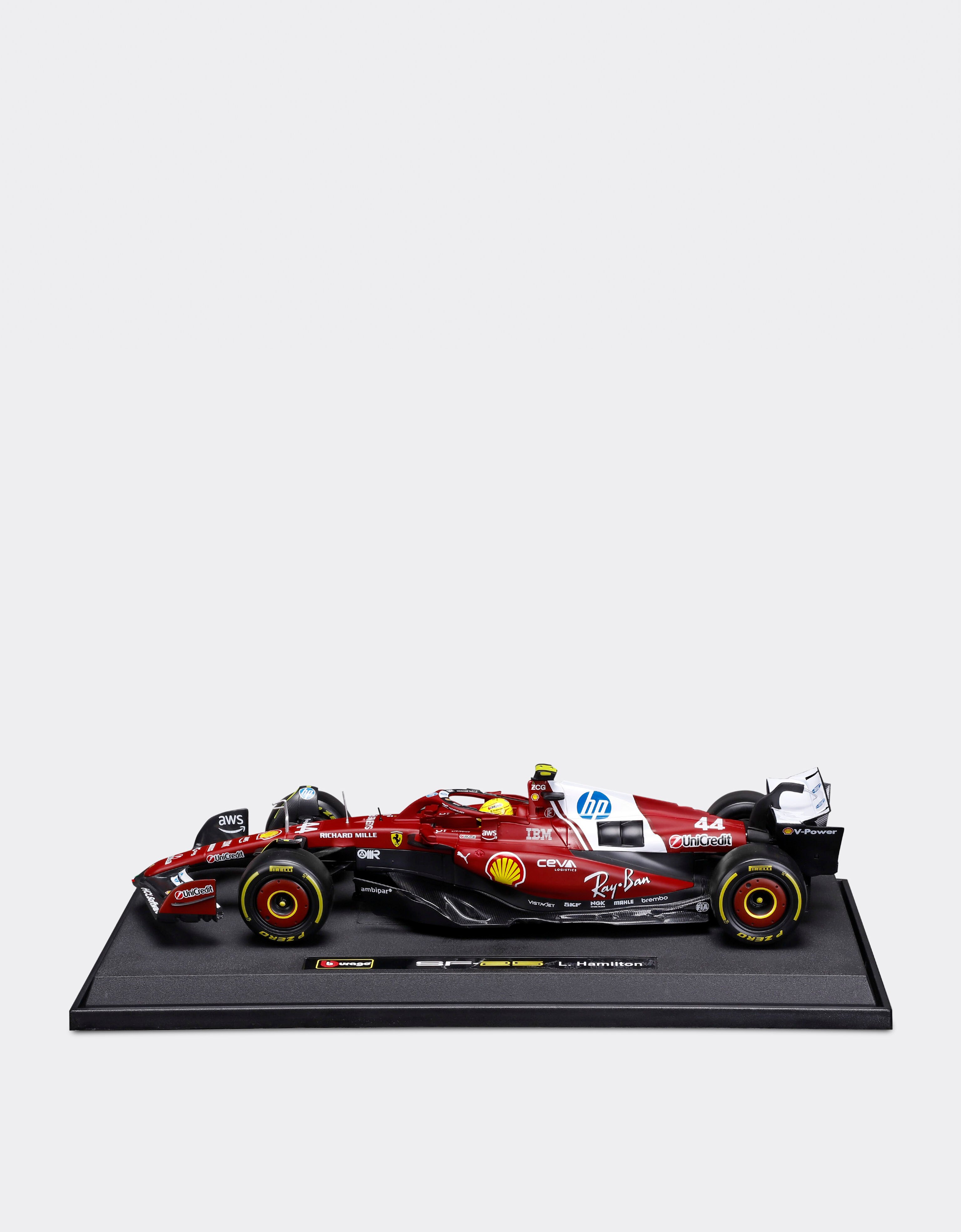Ferrari Maqueta del Ferrari SF-25 Hamilton a escala 1:18 Rosso LO0R1336EXT0001f