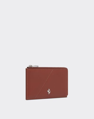 Ferrari Smooth leather zip wallet Hide 50413f