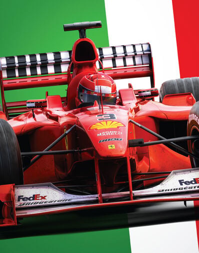 Ferrari Official Ferrari F1-2000 Michael Schumacher World Champion poster Multicolore LE0P0321EXT0001f