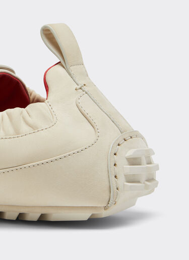 Ferrari Driving trainers in nubuck leather Ecru 22033f