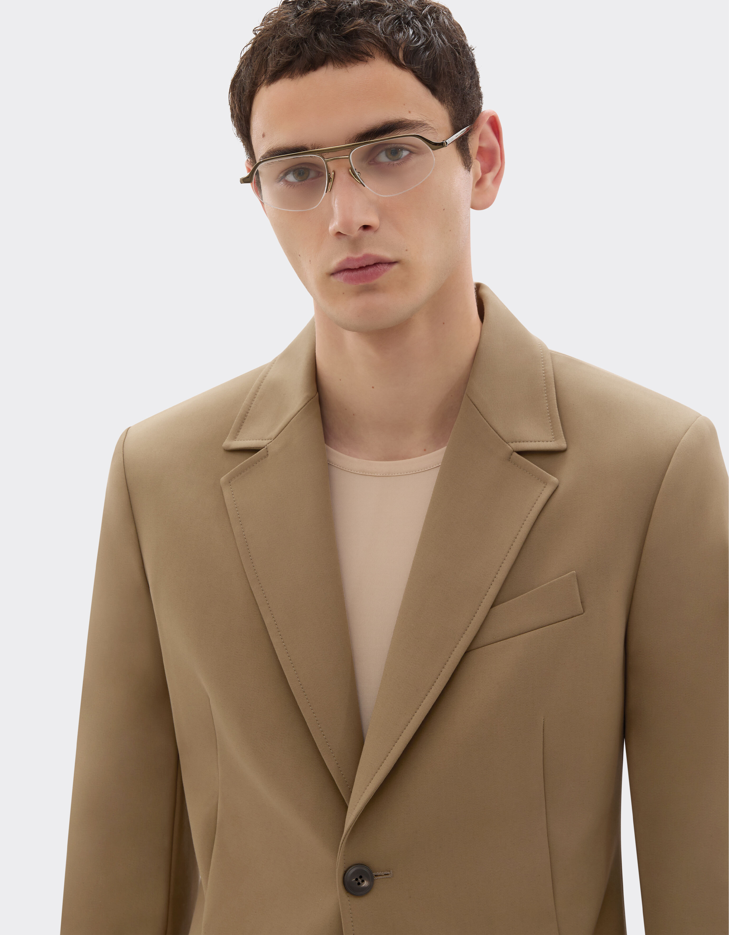 Ferrari Technical cotton blazer Khaki Green 50792f