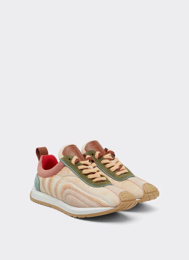 Ferrari Suede, nappa and nylon sneakers Powder Pink 50765f