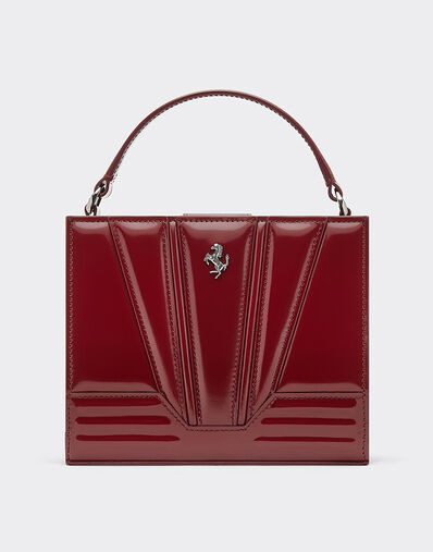 Ferrari Ferrari GT micro shiny leather tote bag Cherry 49123f