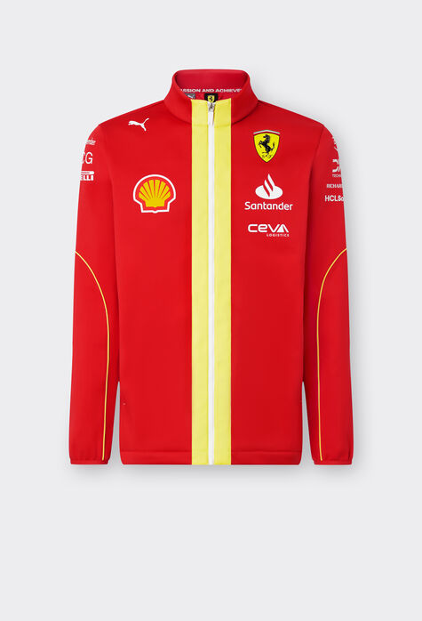 Ferrari 2024 Scuderia Ferrari Team Replica Soft-Shell jacket Rosso Corsa F1142f