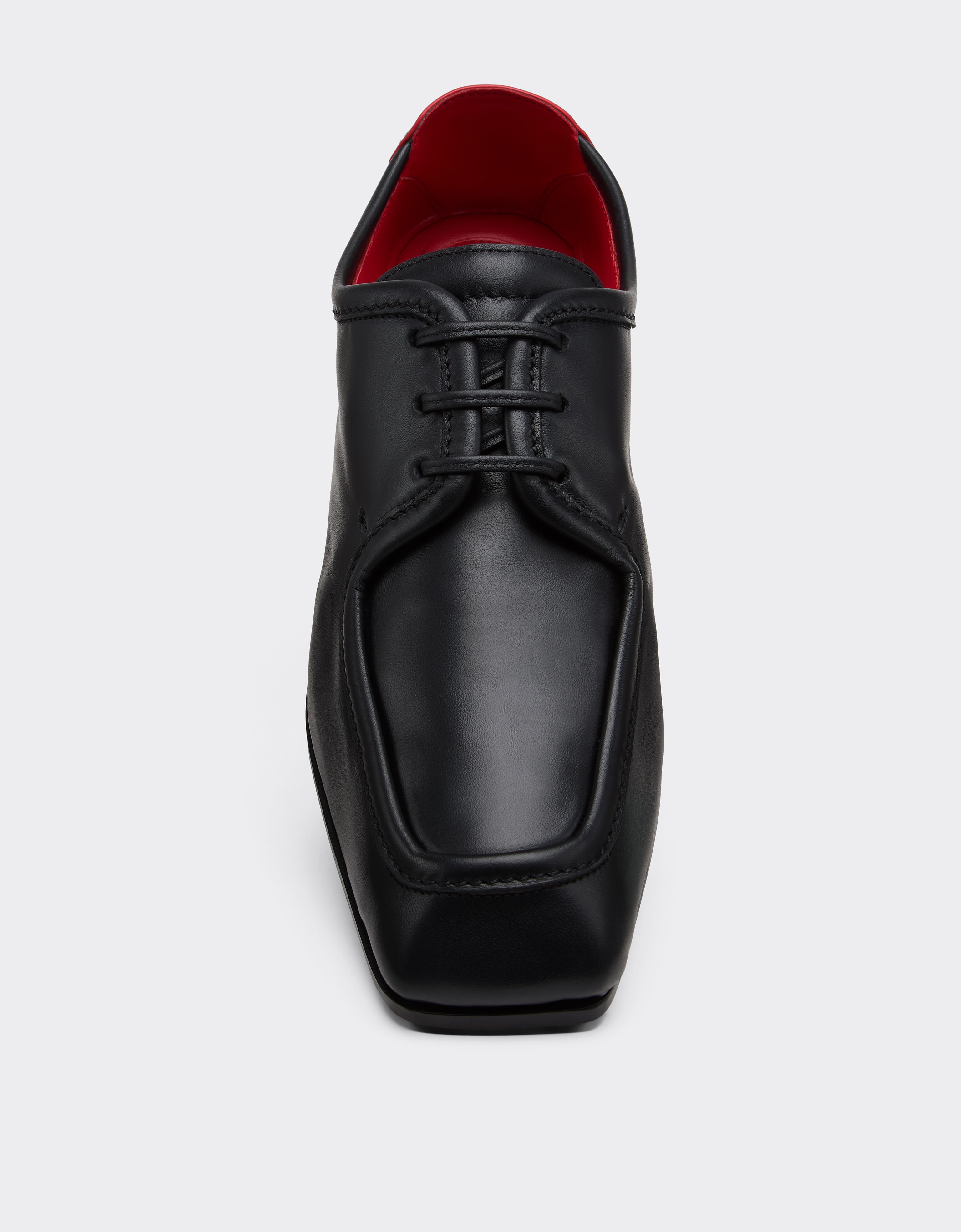 Ferrari Leather derby shoe Black 22741f