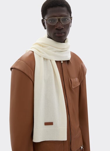 Ferrari Écharpe en cachemire Avoine 21732f