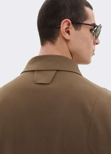Technical cotton caban Ferrari Technical cotton caban Khaki Green 50988f