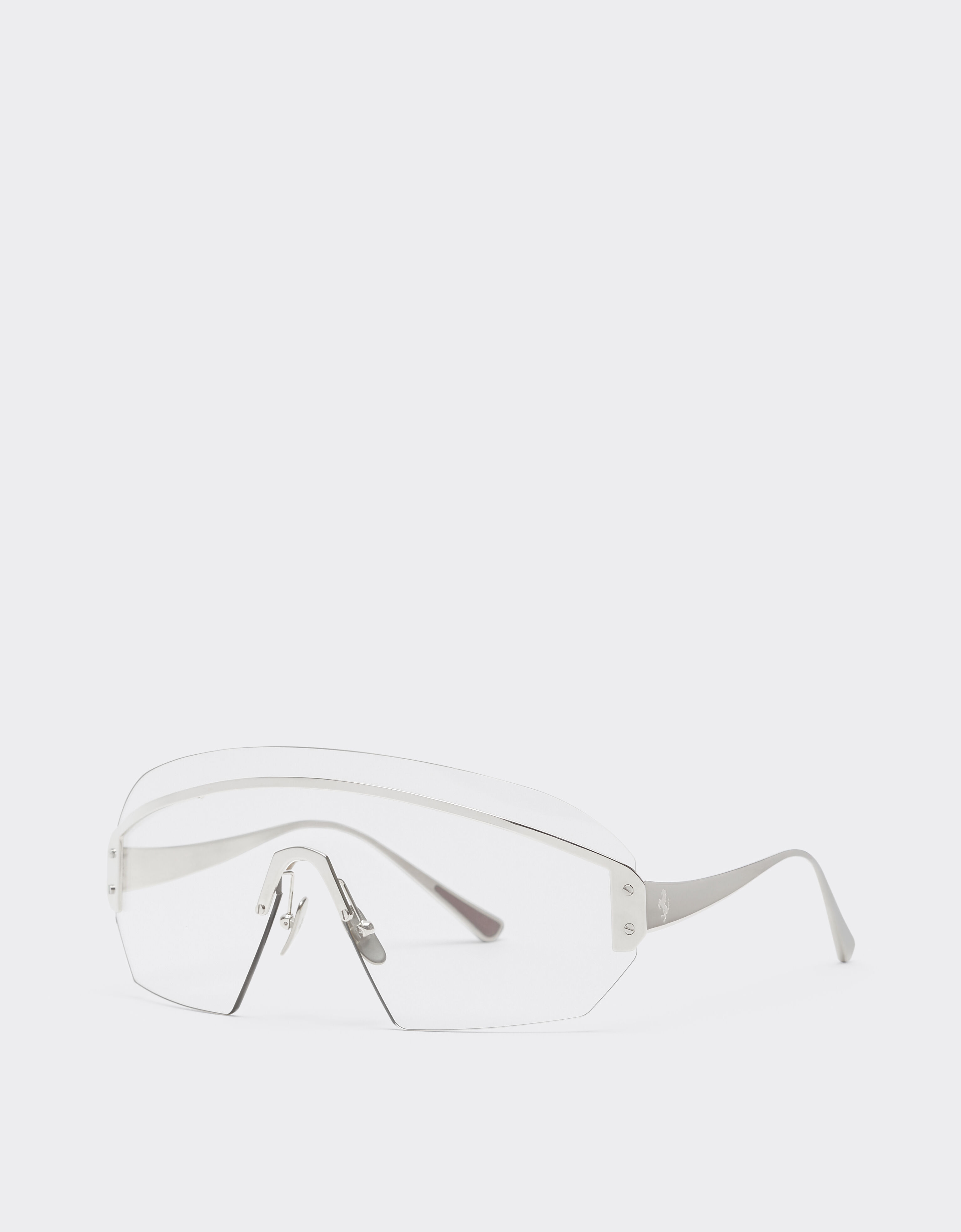 Ferrari sunglasses in silver-coloredmetal with transparent mask Ferrari Ferrari sunglasses in silver-coloredmetal with transparent mask Silver LA0LJf