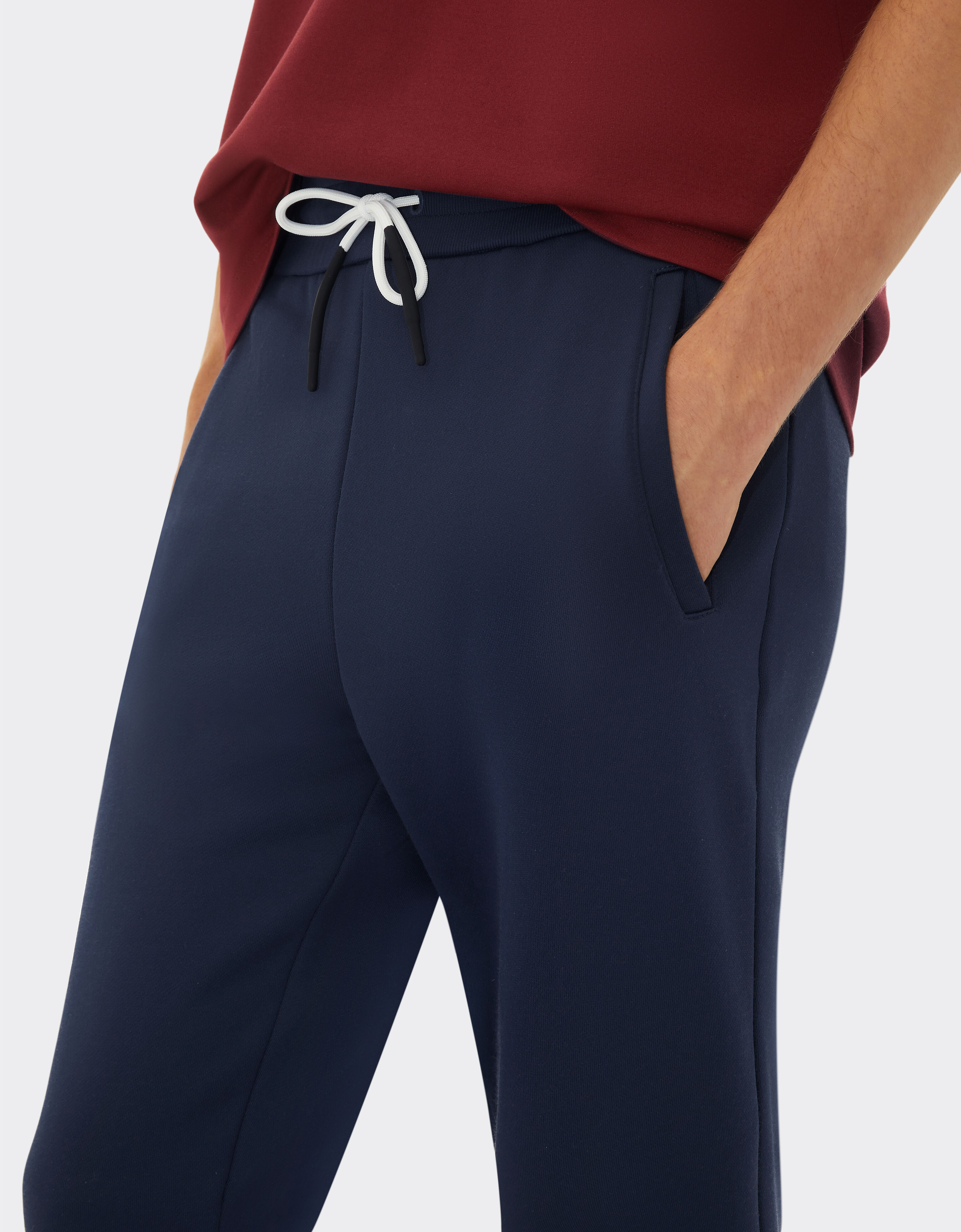 Ferrari Pantalon de jogging en coton mélangé Bleu marine 20546f