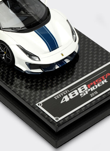 Ferrari Ferrari 488 Pista Spider 1:43スケール モデルカー オプティカルホワイト 46668f