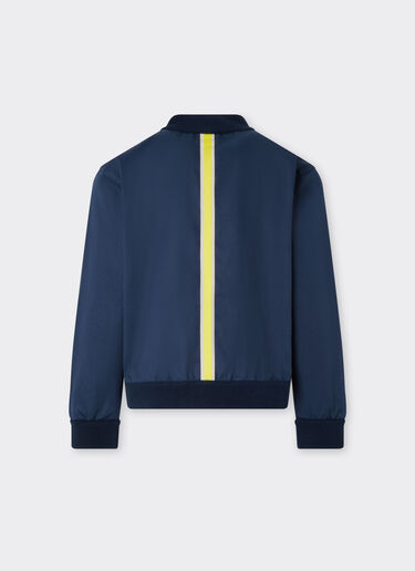 Ferrari Cazadora bomber de gabardina de algodón Navy 22333fK