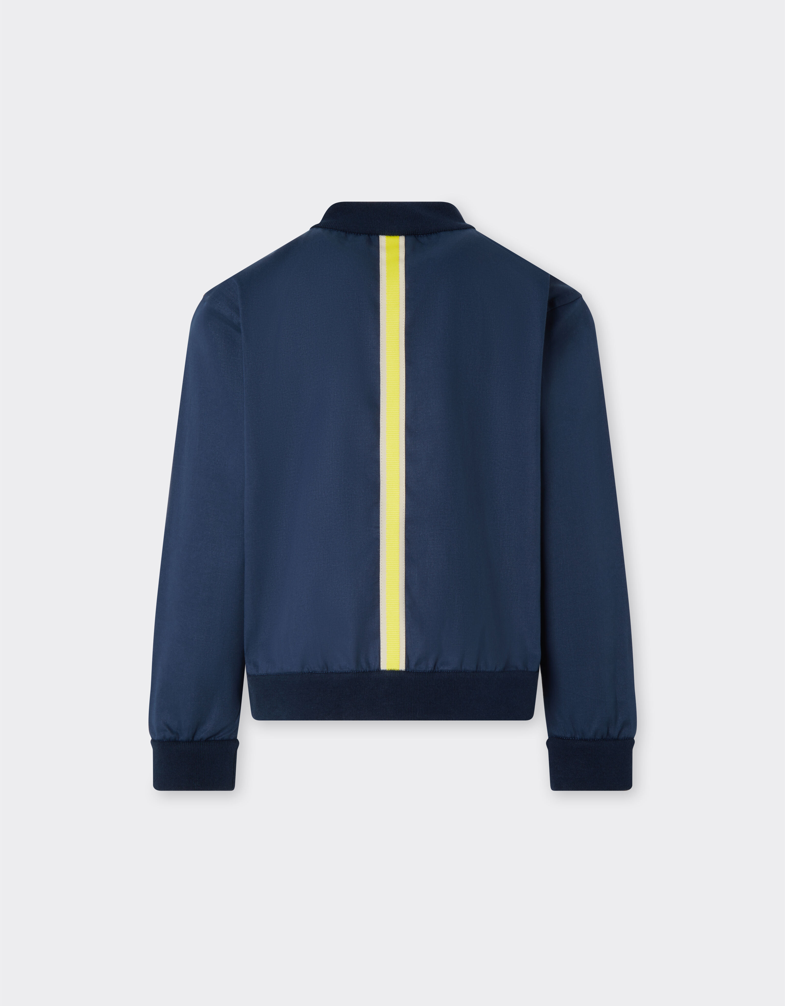 Ferrari Cazadora bomber de gabardina de algodón Navy 22333fK