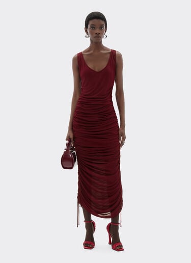 Robe en jersey de viscose Ferrari Robe en jersey de viscose Cerise 22526f