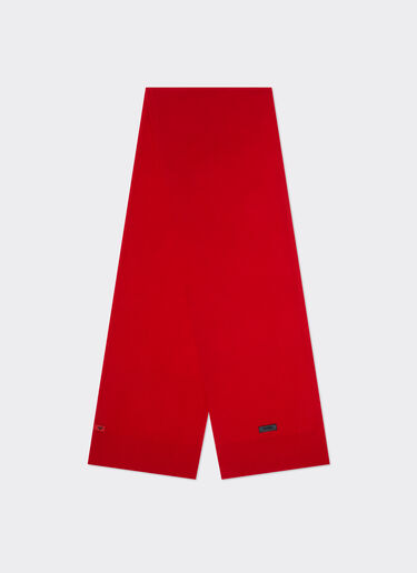 Ferrari Wool and cashmere scarf Rosso Dino 21732f