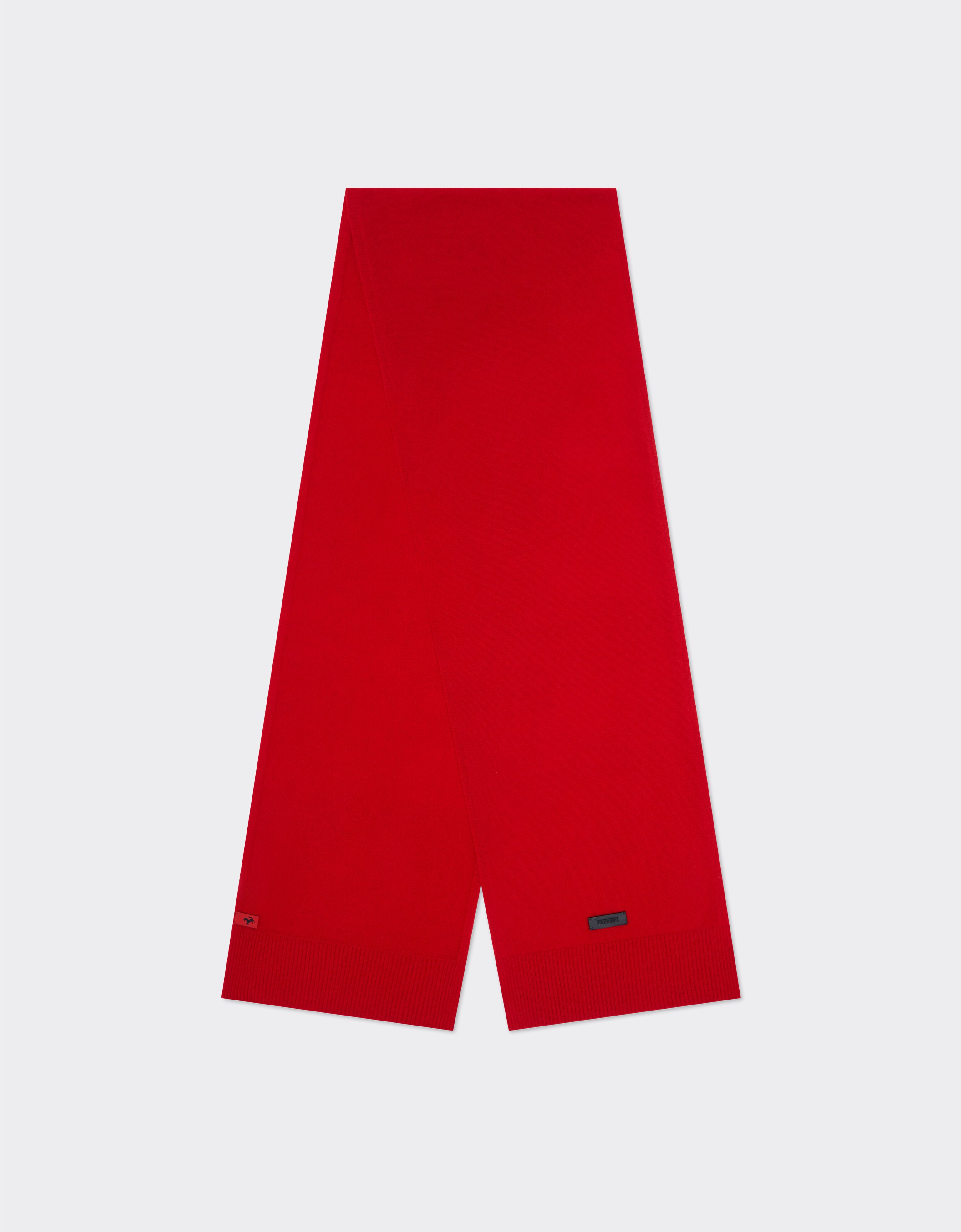 Ferrari Wool and cashmere scarf Rosso Dino 21732f