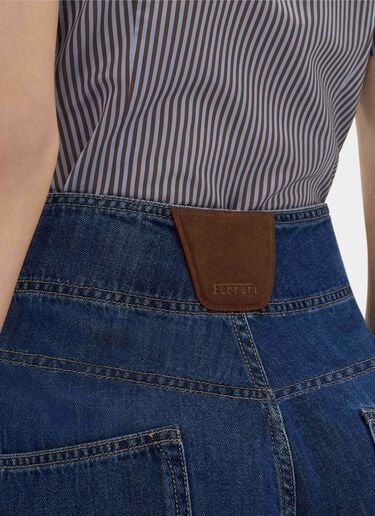 Pantalones vaqueros con detalles de Alcantara® Ferrari Pantalones vaqueros con detalles de Alcantara® Blu Denim CDWTR0011DCO0014f