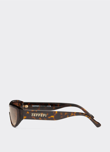 Ferrari Ferrari sunglasses in havana acetate with gradient brown lenses Tortoiseshell F1267f