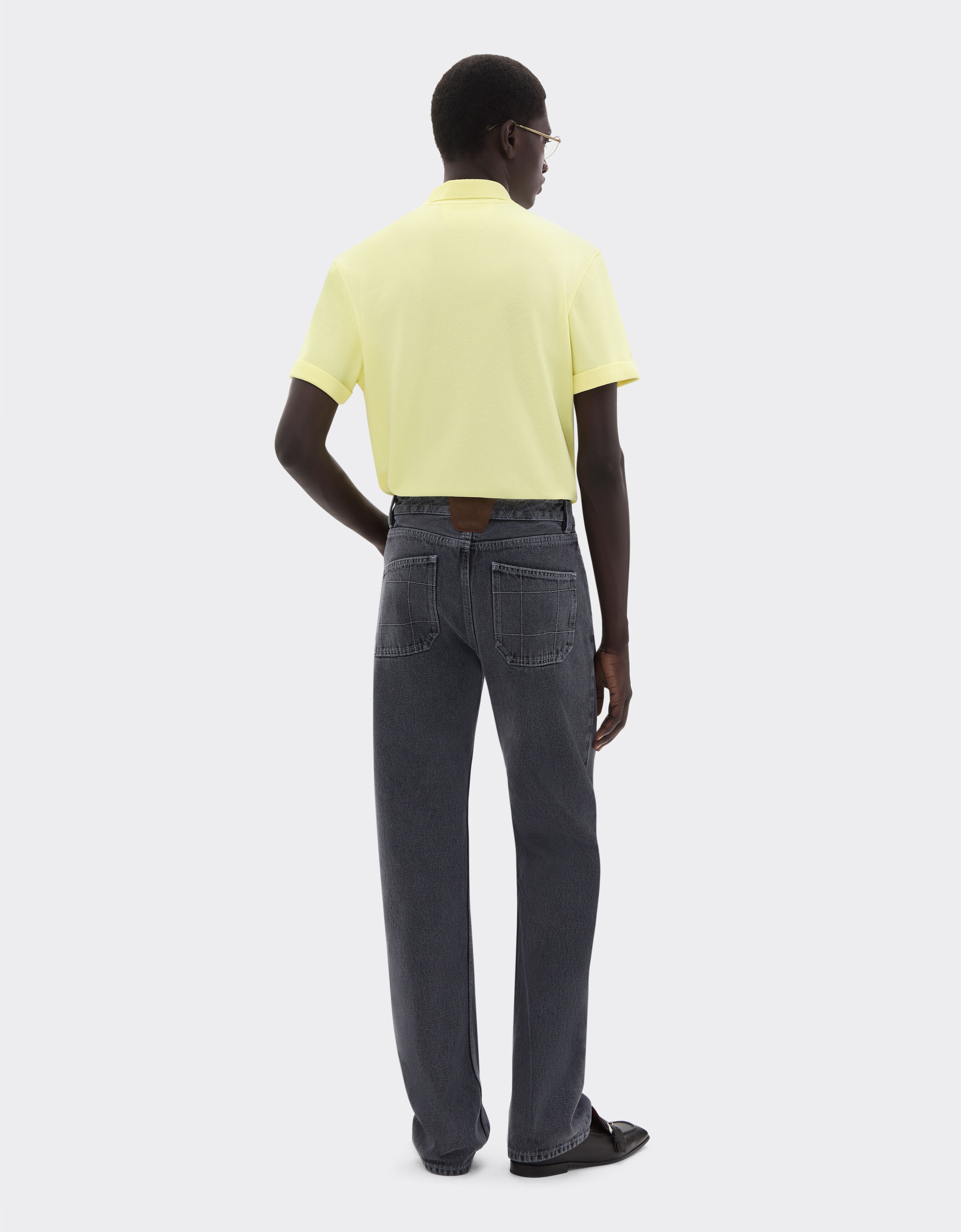 Polo de jersey Ferrari Polo de jersey Amarillo Iris 49937f