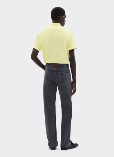 Polo de jersey Ferrari Polo de jersey Amarillo Iris 49937f